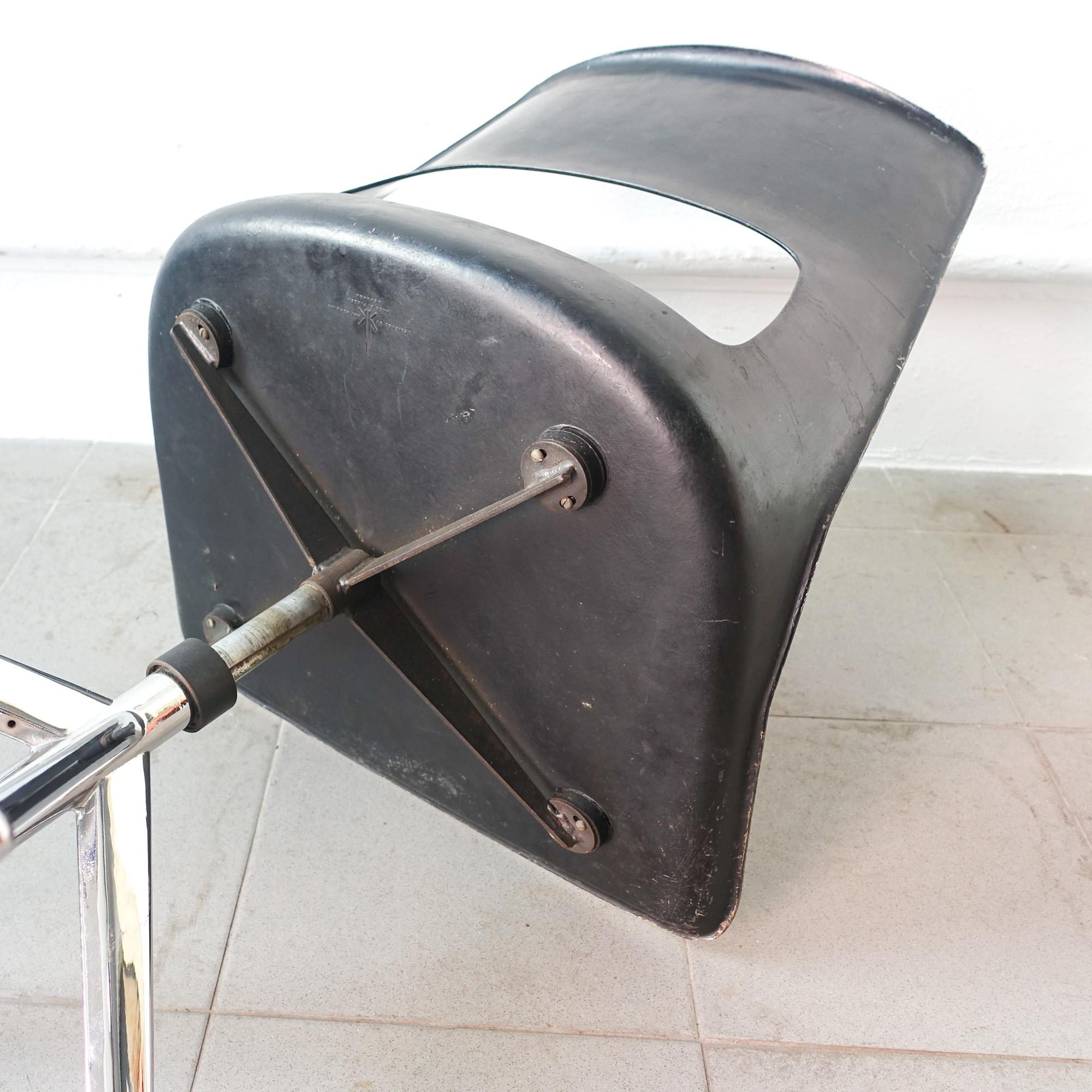 Mid-Century Danish Swivel Chair, Model KK-1A, by Kay Korbing for Fibrex Denmark 6