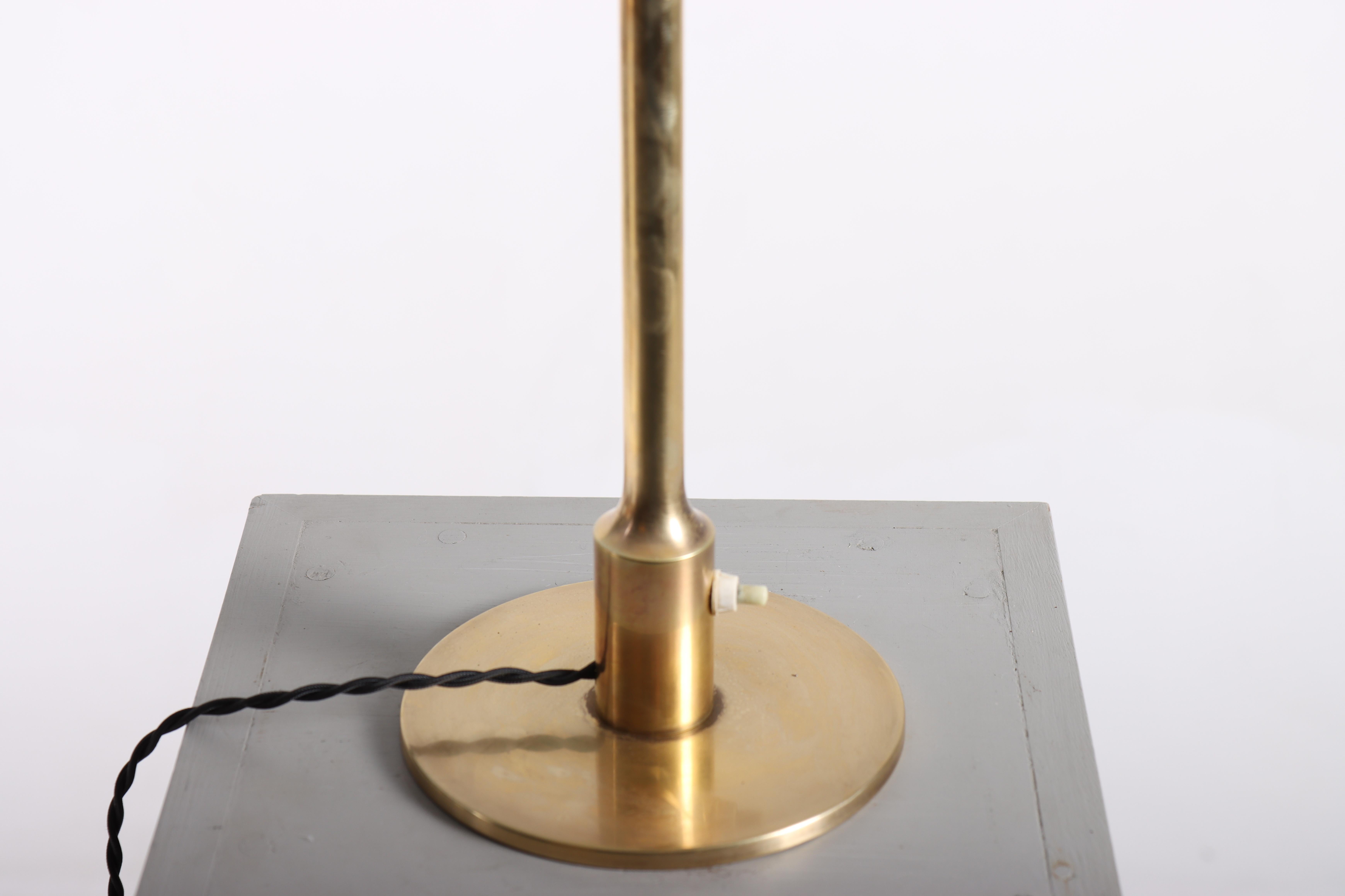 Mid-20th Century Mid-Century Danish Table Lamp in Brass, 1950s For Sale