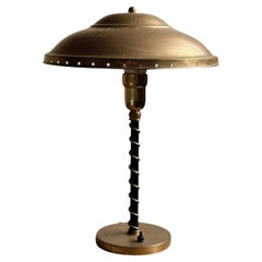 Lampe de table danoise du milieu du siècle en laiton, années 1950