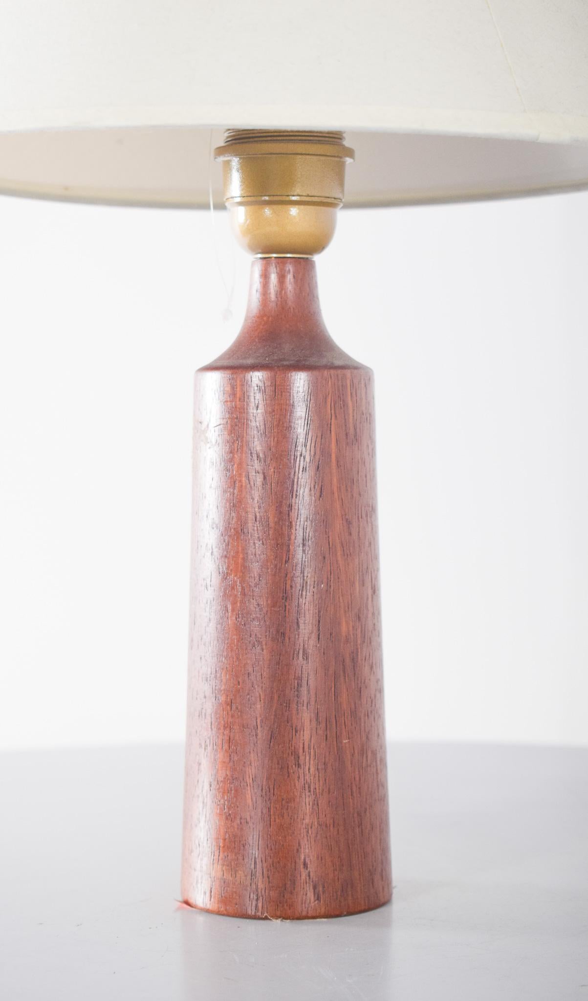 Mid-Century Modern Mid-Century Danish Table Lamp in Teak For Sale