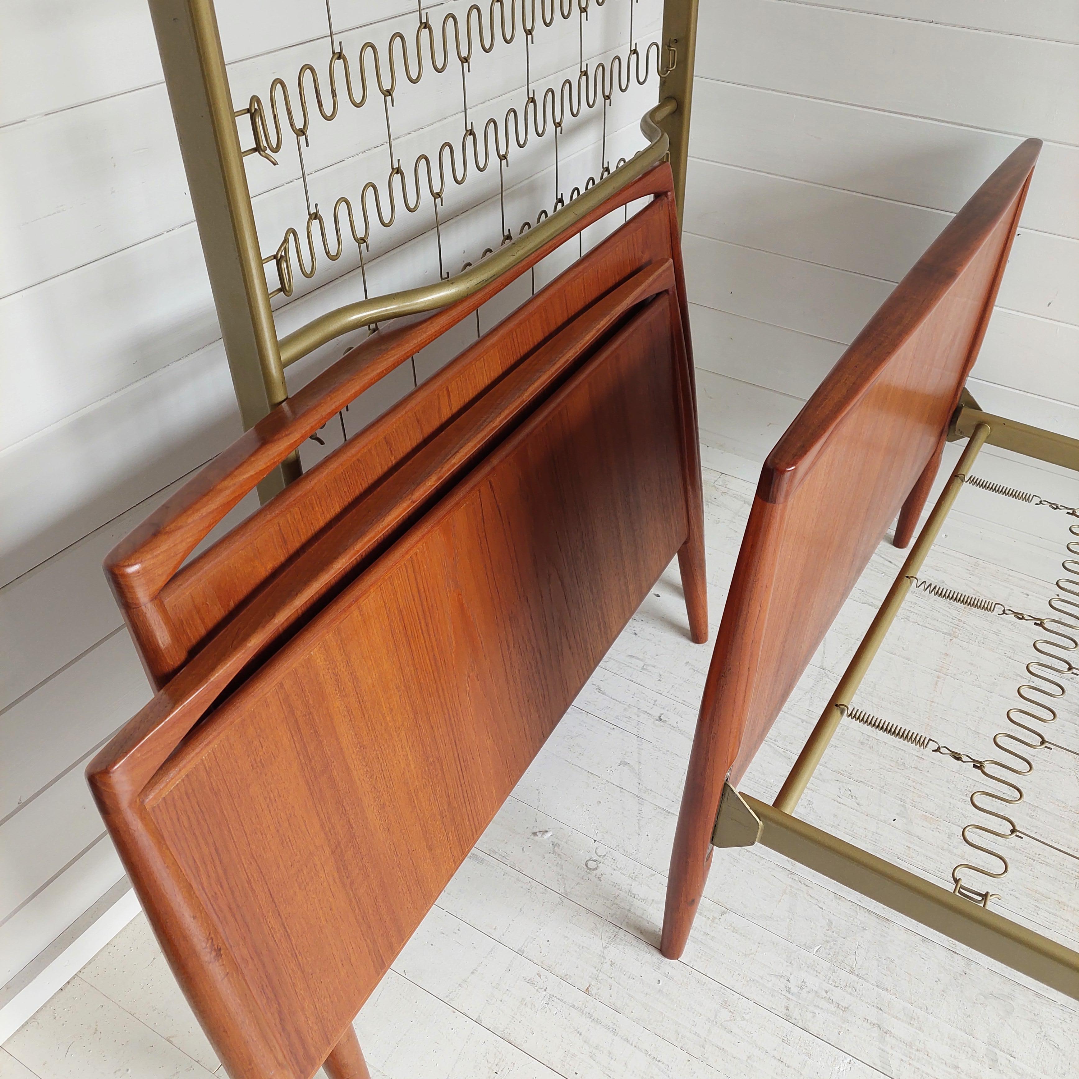 Mid Century Danish Teak 2 Single beds Kai Kristiansen daybeds for Magnus Olesen 4