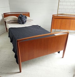 Mid Century Danish Teak 2 Single beds Kai Kristiansen daybeds for Magnus Olesen