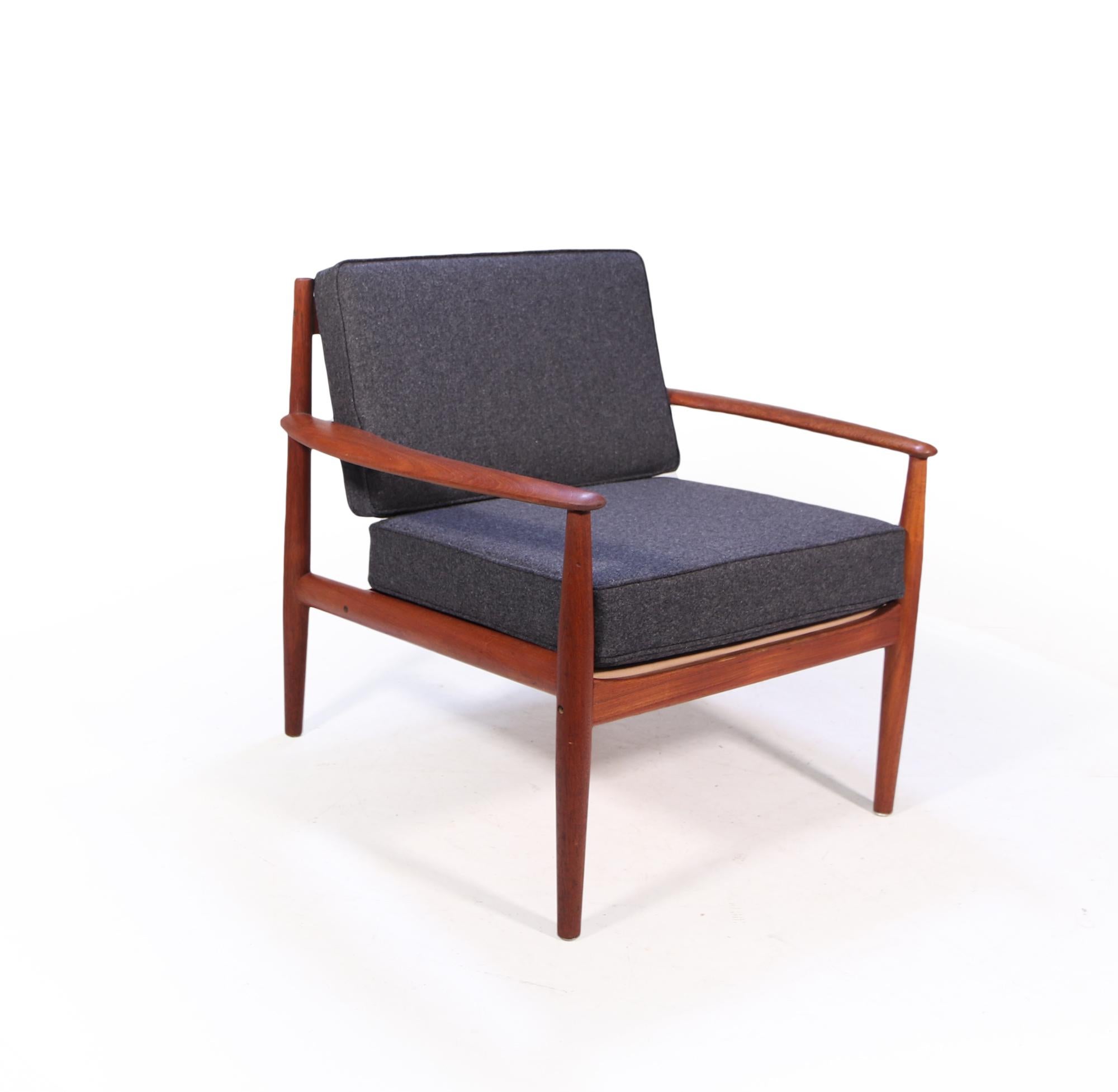Mid Century Danish Teak armchair by Grete Jalk, c1960 7