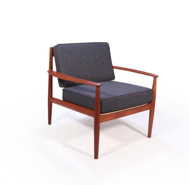 Mid Century Danish Teak armchair by Grete Jalk, c1960 For Sale 7