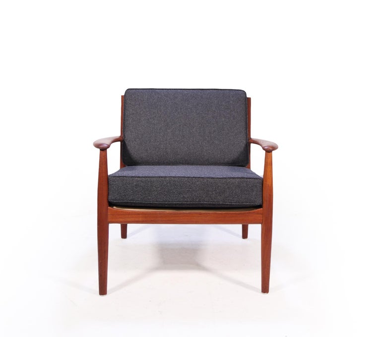 Mid-Century Modern Mid Century Danish Teak armchair by Grete Jalk, c1960 For Sale