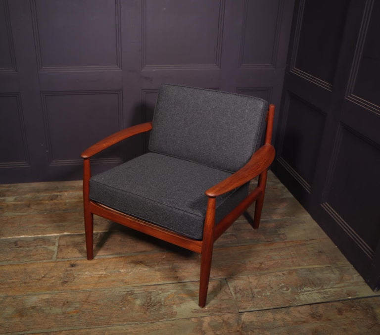 Mid Century Danish Teak armchair by Grete Jalk, c1960 In Excellent Condition For Sale In Paddock Wood Tonbridge, GB