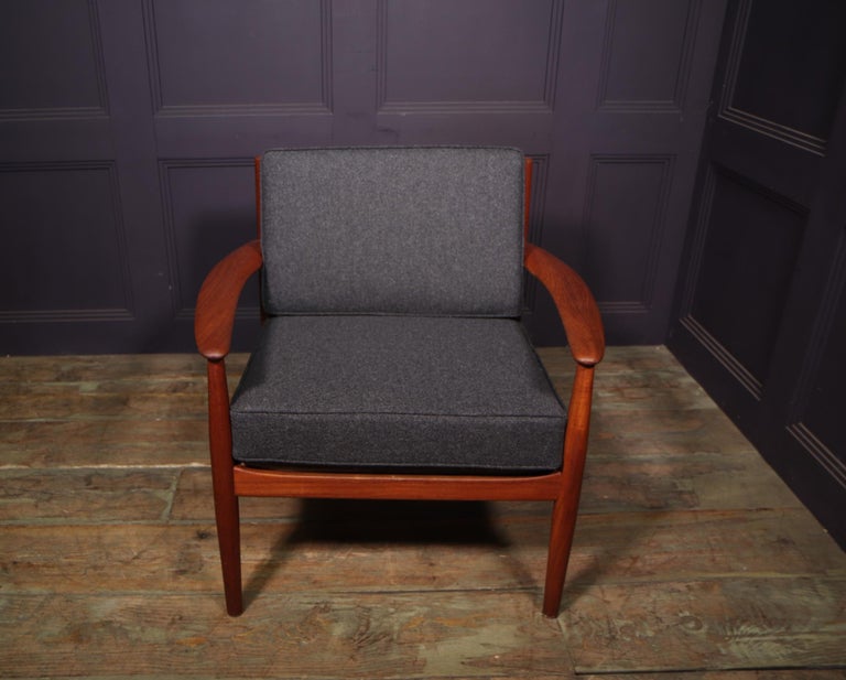 Mid-20th Century Mid Century Danish Teak armchair by Grete Jalk, c1960 For Sale