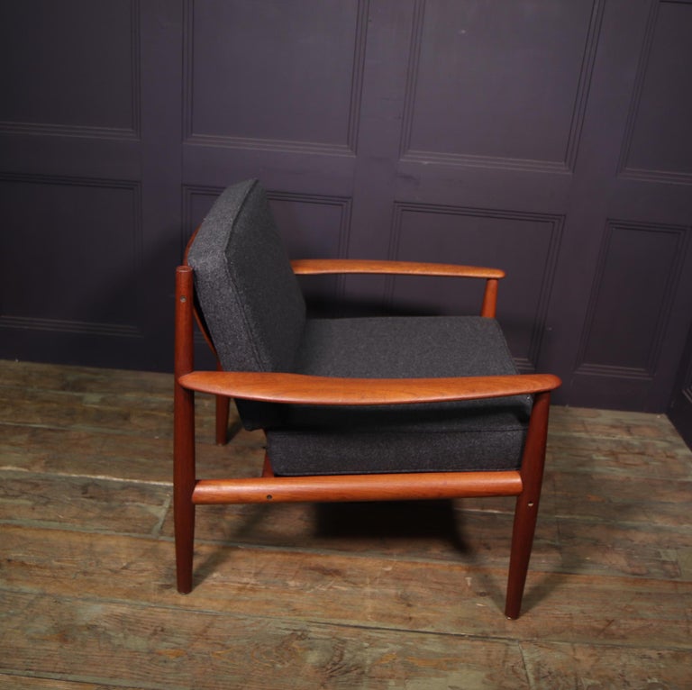 Mid Century Danish Teak armchair by Grete Jalk, c1960 For Sale 1