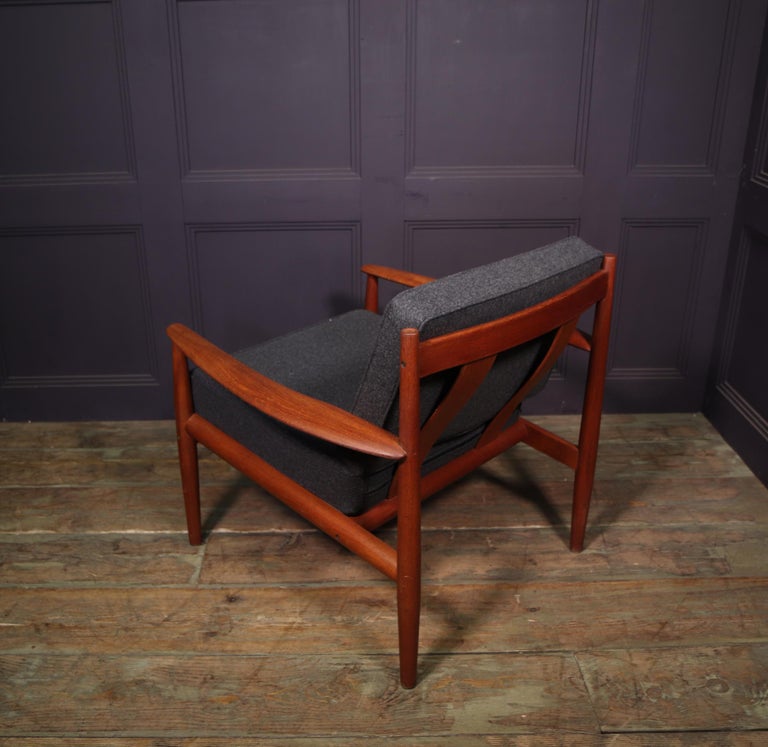Mid Century Danish Teak armchair by Grete Jalk, c1960 For Sale 3