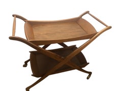Mid Century Danish Teak Bar Cart