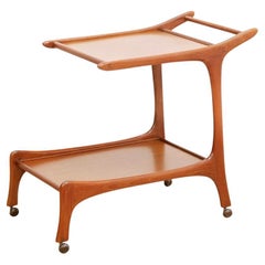 Mid Century Danish Teak Bar Cart