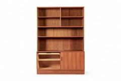 Mid Century Danish Teak Bookcase, 2 Matching Cabinets Available