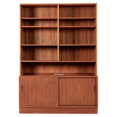 Mid Century Danish Teak Bookcase, 2 Matching Cabinets Available