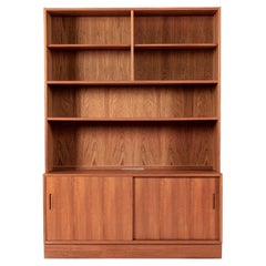 Mid Century Danish Teak Bookcase, 2 Matching Cabinets Available