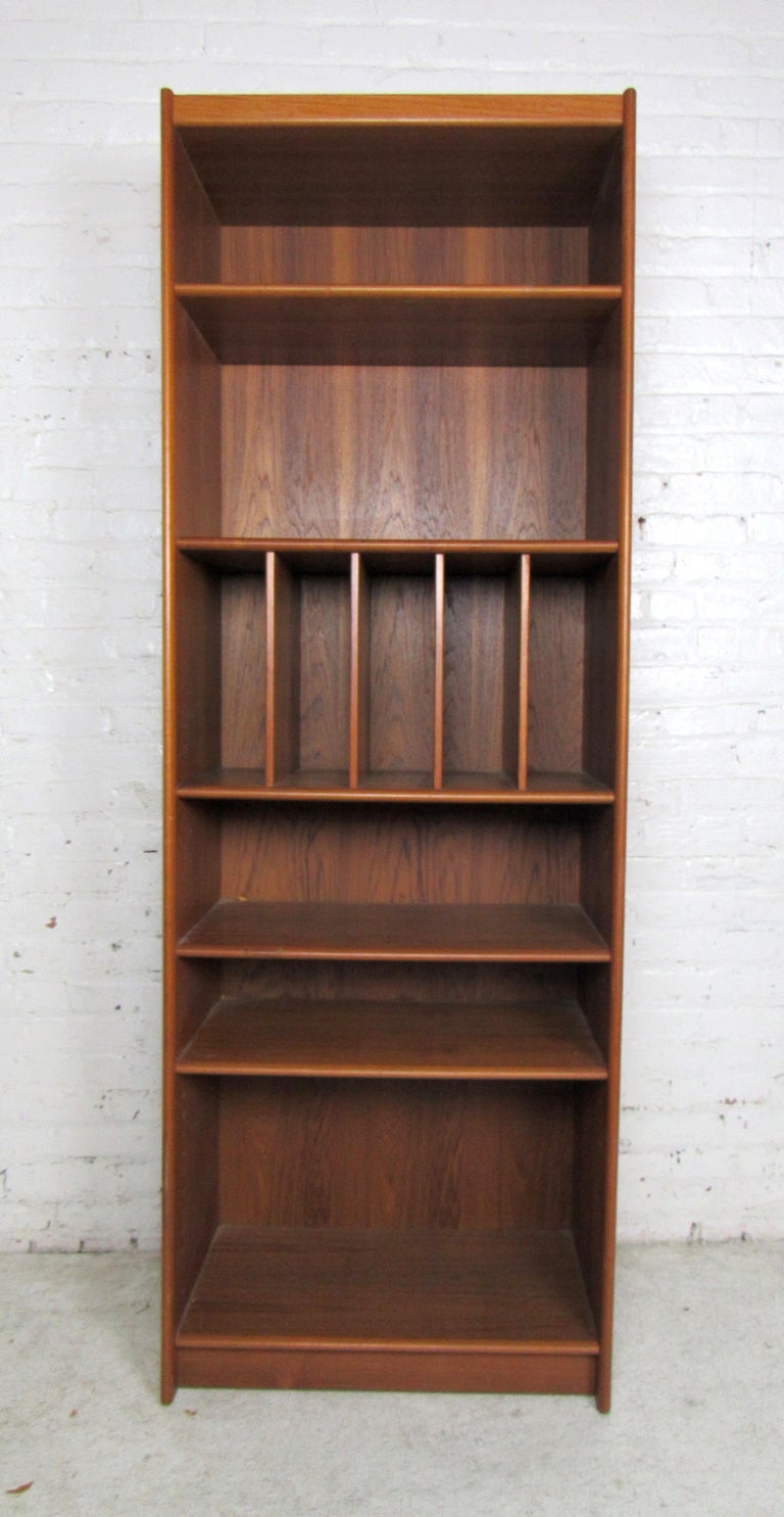 Midcentury Danish Teak Bookcase at 1stDibs