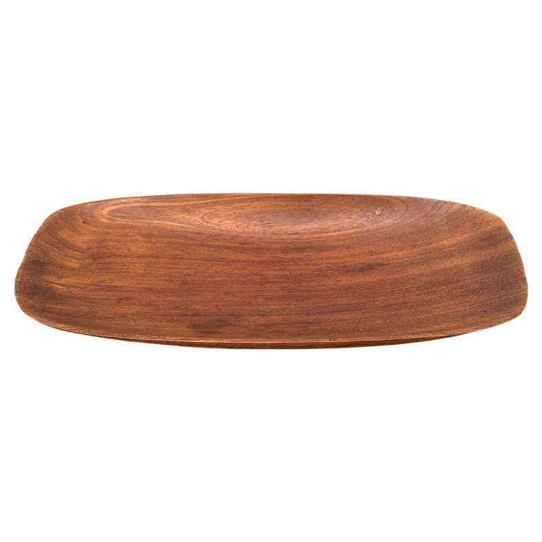 Ciotola in teak danese di metà secolo, anni '60