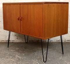 Mid-Century Danish Teak Cabinet with Hairpin Legs by Jesper International