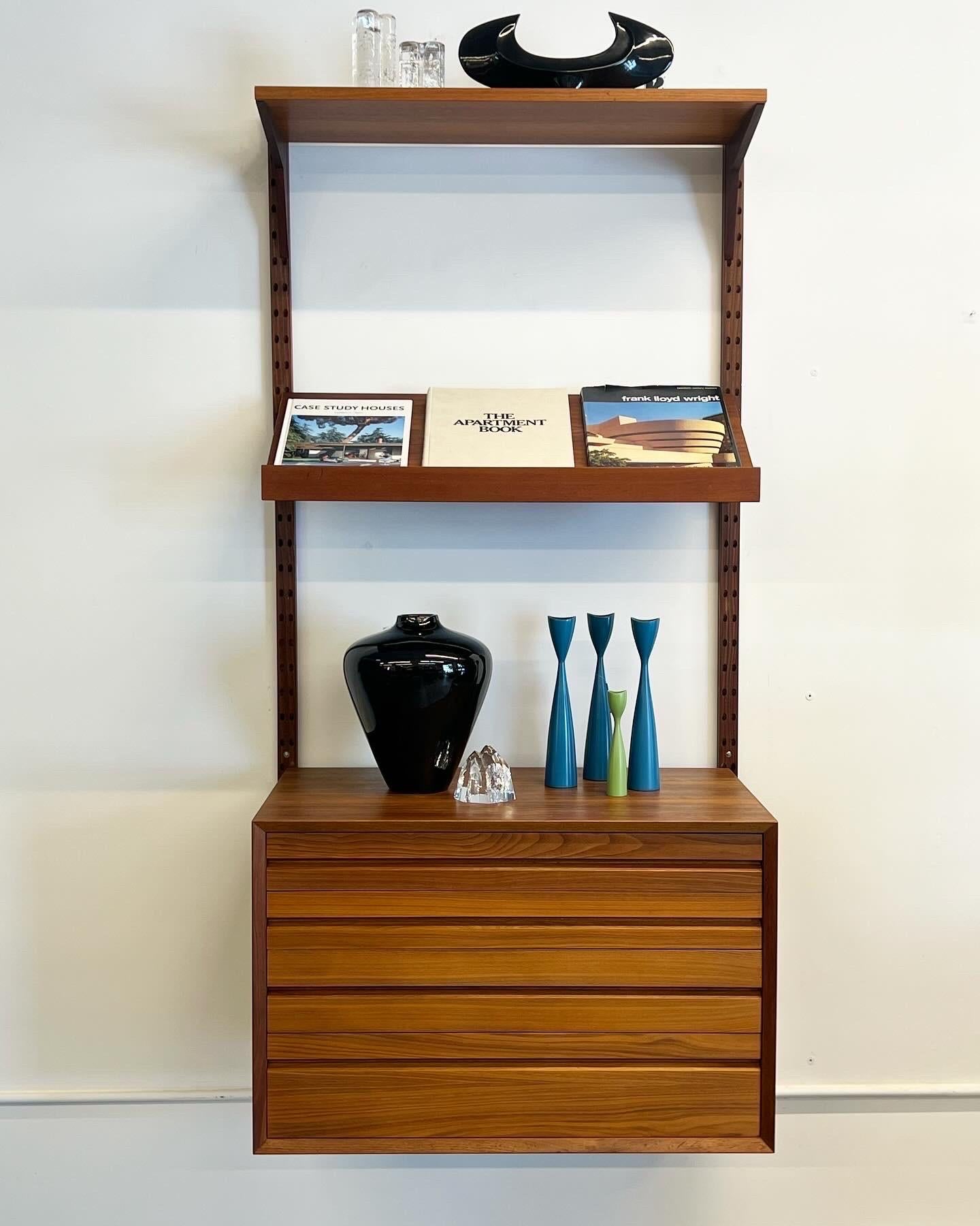 Mid-Century Modern Mid-Century Danish Teak Cado Single Bay Wall Unit