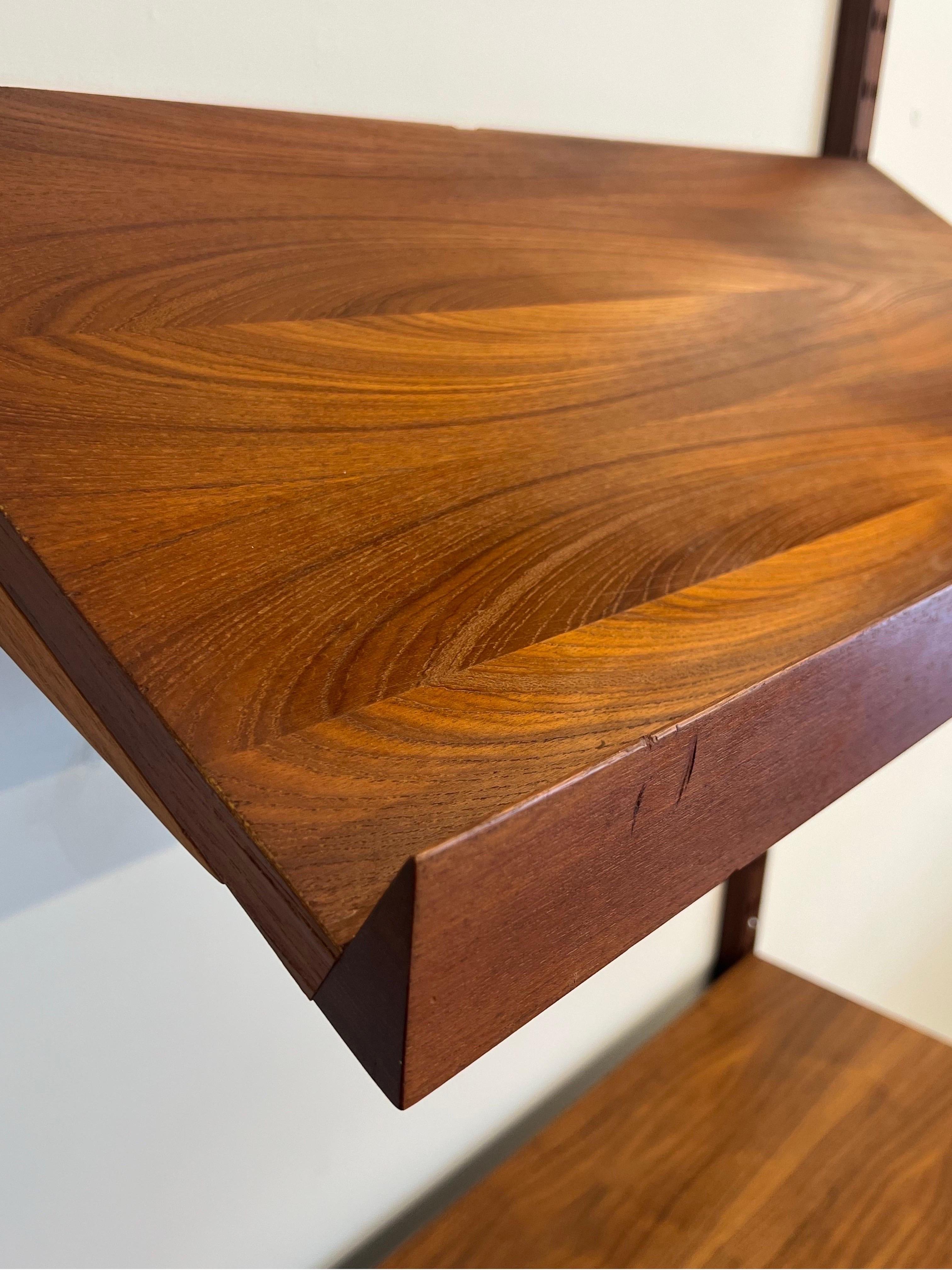 Mid-Century Danish Teak Cado Single Bay Wall Unit 1