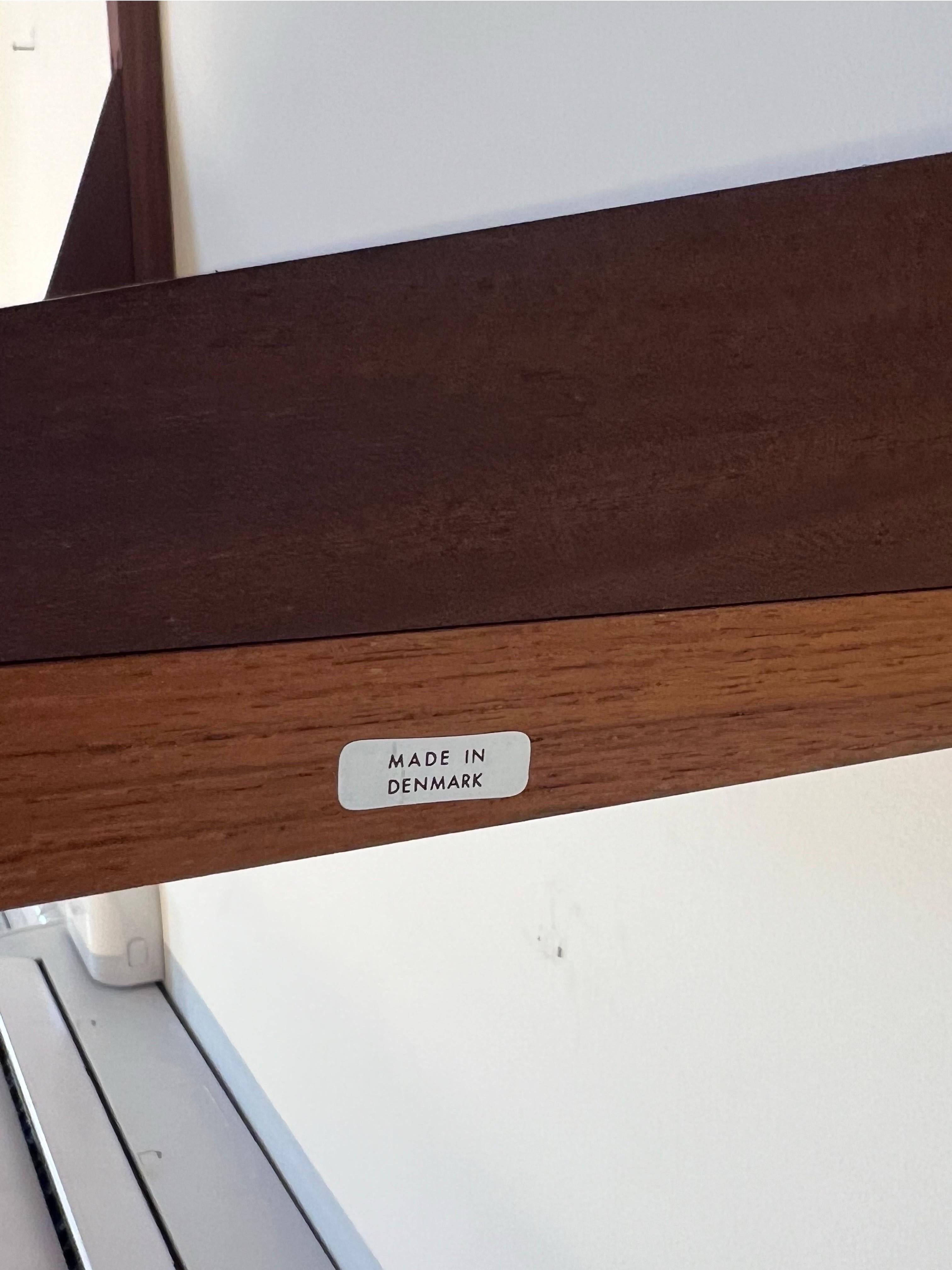 Mid-Century Danish Teak Cado Single Bay Wall Unit 3