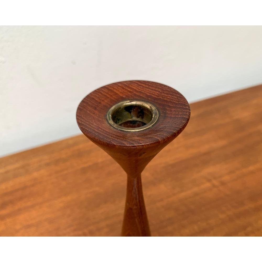 Mid-Century Danish Teak Candleholder, 1960s For Sale 4