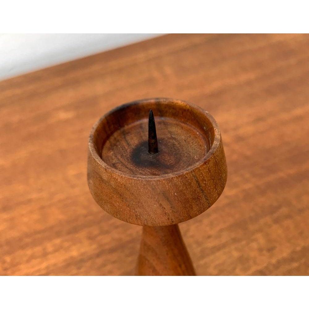 Portacandele danese di metà secolo in teak, anni '60 in vendita 4