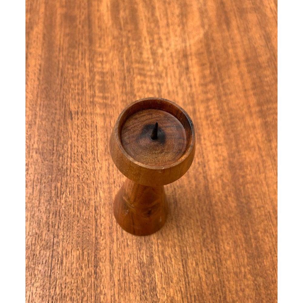 Portacandele danese di metà secolo in teak, anni '60 In condizioni ottime in vendita a Hamburg, DE