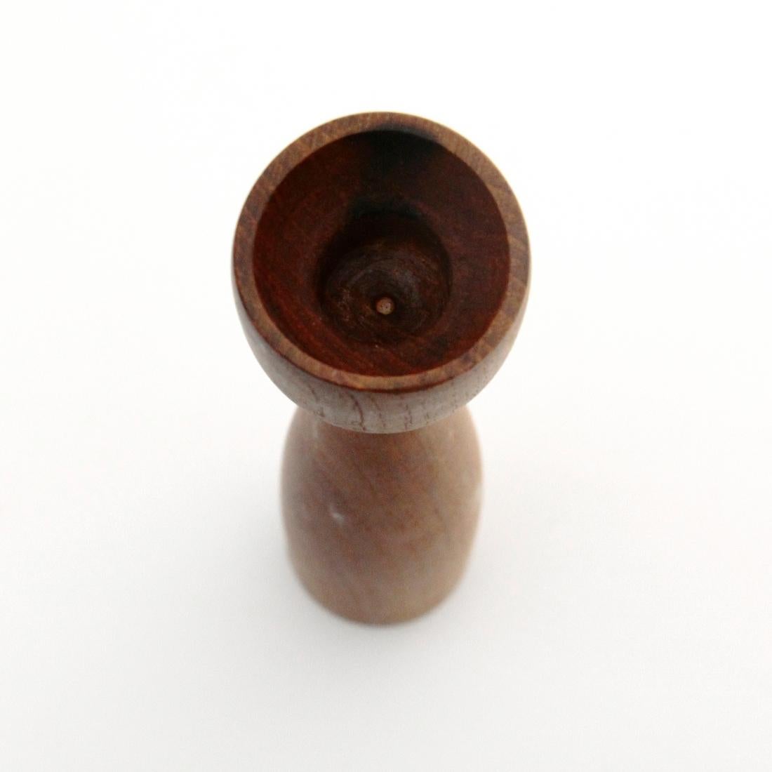 Midcentury Danish Teak Candleholder, 1960s For Sale 1