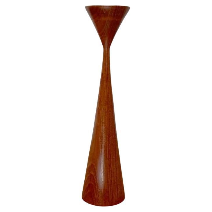 Mid-Century Danish Teak Candleholder, 1960s