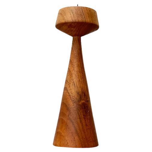 Mid-Century Danish Teak Candleholder, 1960s