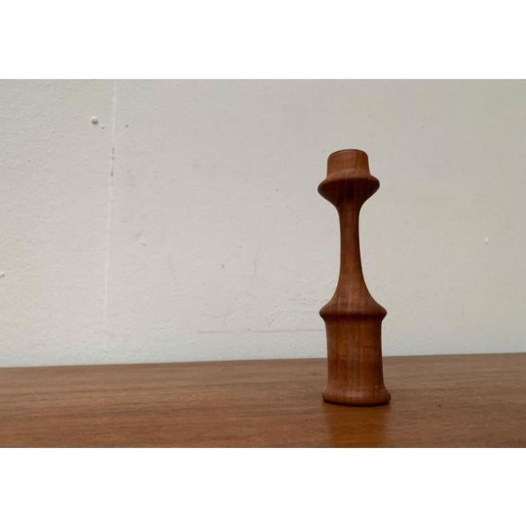 Portacandele in teak danese di metà secolo di Rasmussen Copenhagen, anni '60 in vendita 3