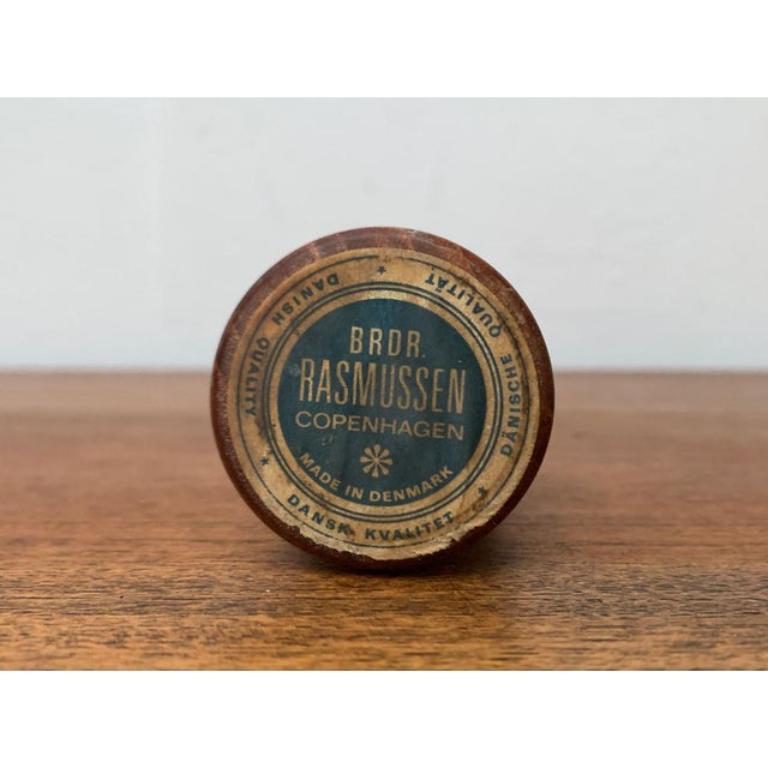 Portacandele in teak danese di metà secolo di Rasmussen Copenhagen, anni '60 in vendita 1