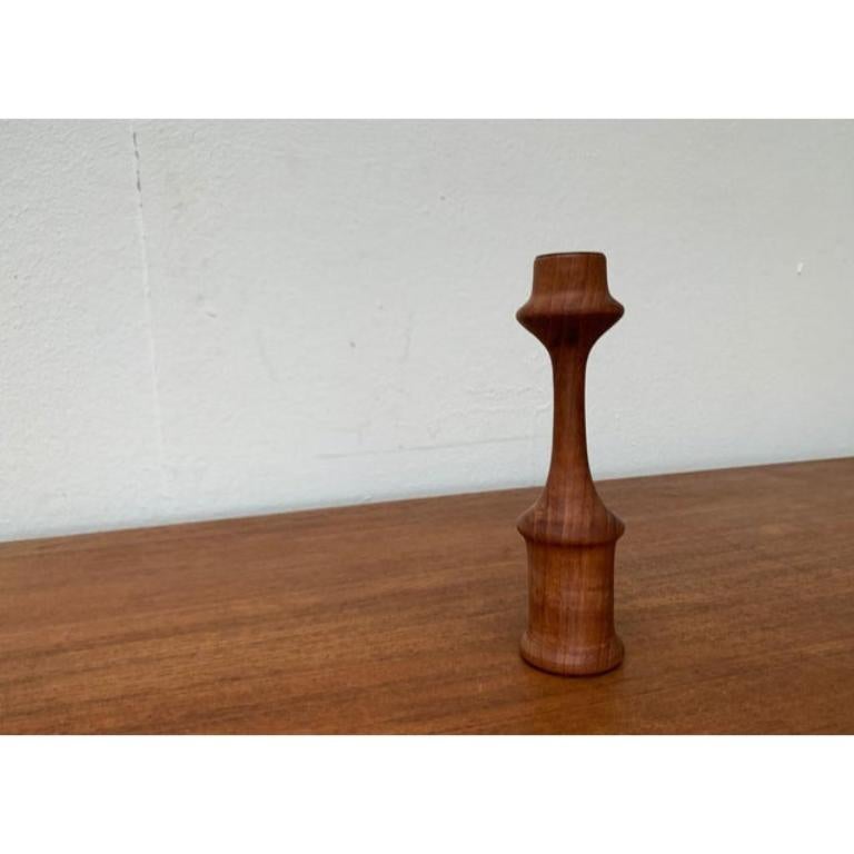 Portacandele in teak danese di metà secolo di Rasmussen Copenhagen, anni '60 in vendita 2