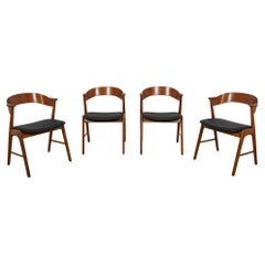 Mid-Century Danish Teak Chairs from Korup Stolefabrik, Denmark, 1960s, Set of 4