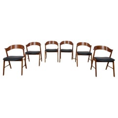 Retro Mid-Century Danish Teak Chairs from Korup Stolefabrik, Denmark, 1960s, Set of 6