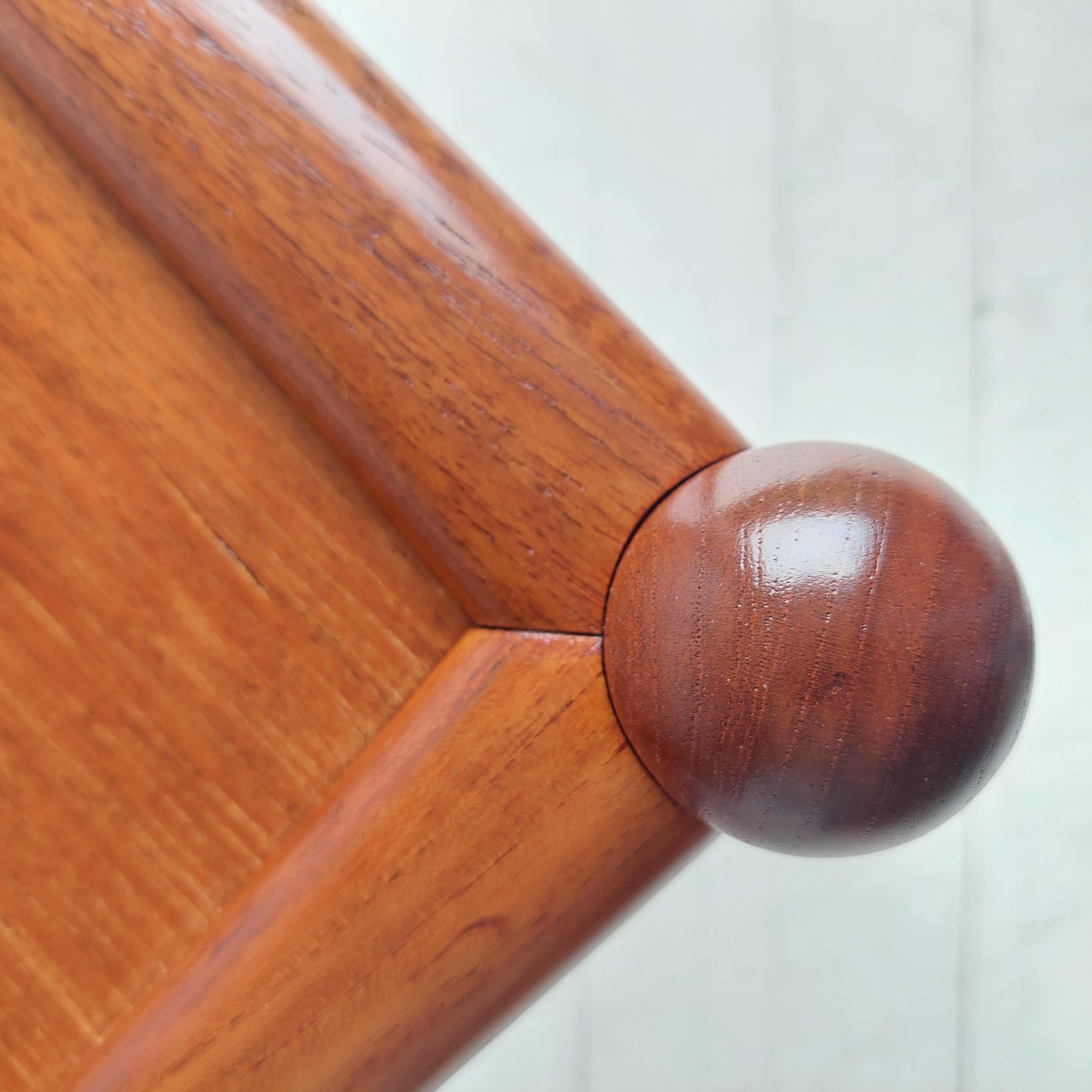 Mid Century Danish Teak Coffee Table by Domino Mobler,  70s 5