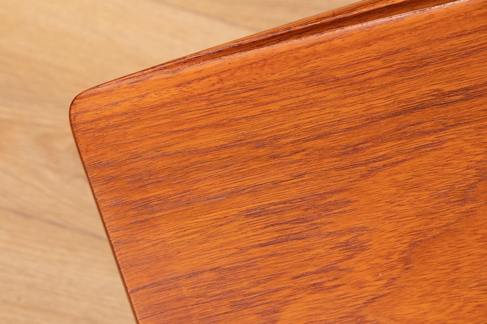Midcentury Danish Teak Coffee Table by Grete Jalk for Poul Jeppesen, circa 1960 For Sale 1