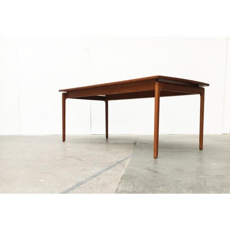 Mid-Century Danish Teak Coffee Table by Ole Wanscher for Poul Jeppesens, 1960s For Sale 3