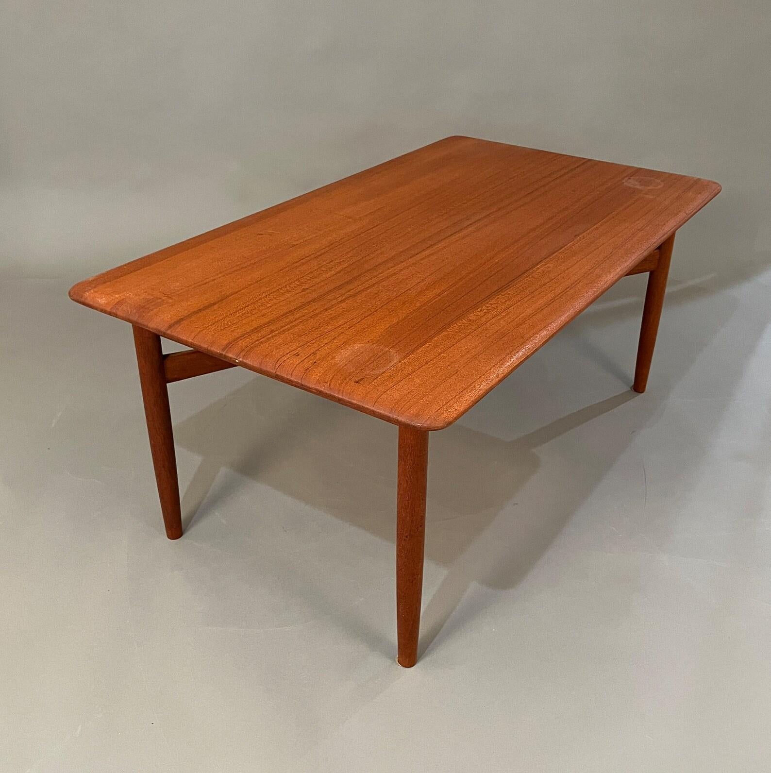 Add a touch of timeless elegance to your living space with our exquisite Mid Century Danish teak coffee table. Meticulously crafted from the finest teak wood, it showcases sleek lines and elegant curves, creating a perfect balance of form and
