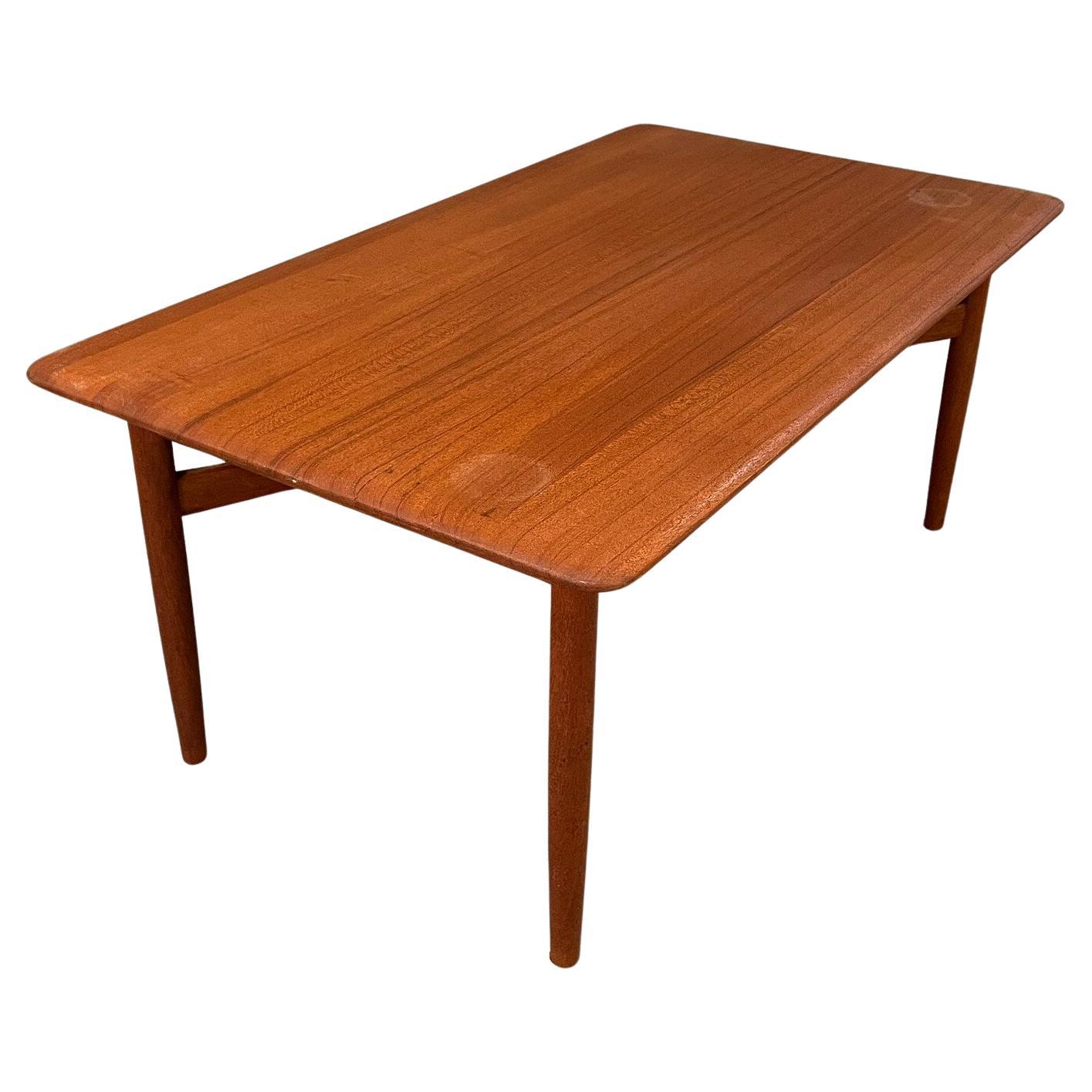 Mid-Century Danish teak coffee table For Sale
