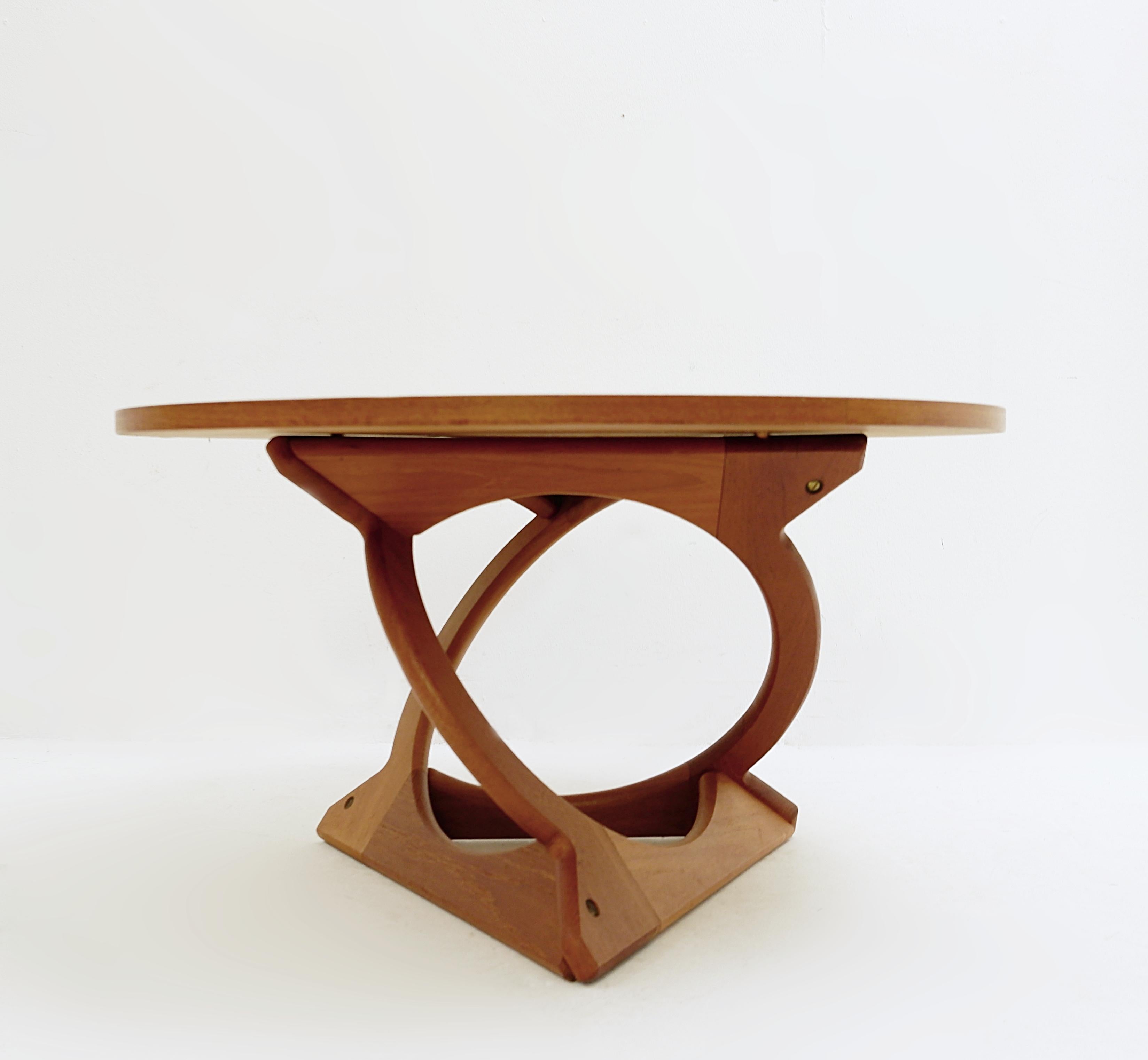 Wood Midcentury Danish Teak Coffee Table/Side Table by Soren Georg Jensen for Kubus 