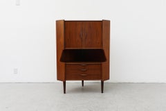 Mid-Century Danish Teak Corner Cabinet by Omann Jun