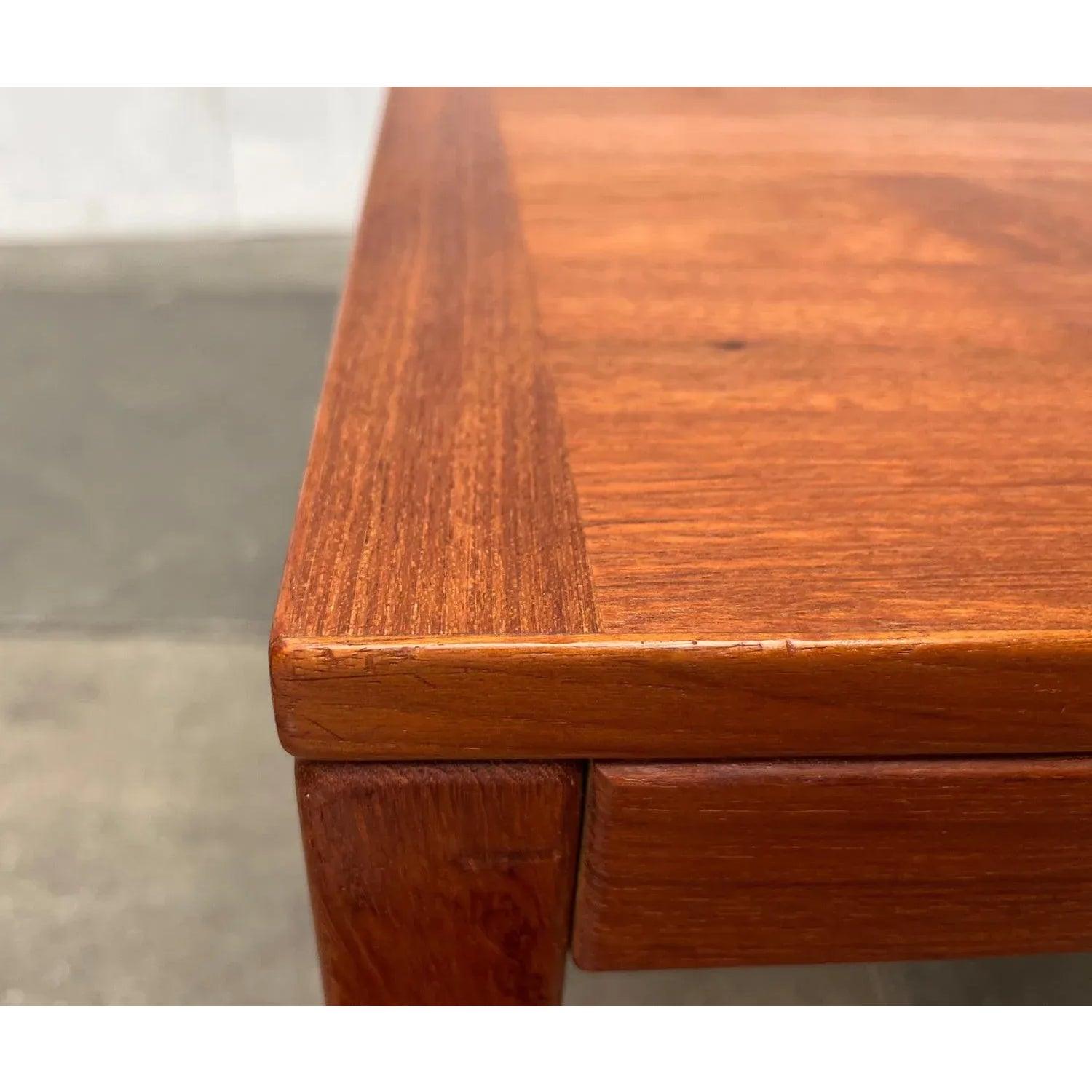 Mid-Century Danish Teak Couch Coffee Table from Vejle Möbelfabrik, 1960s For Sale 5