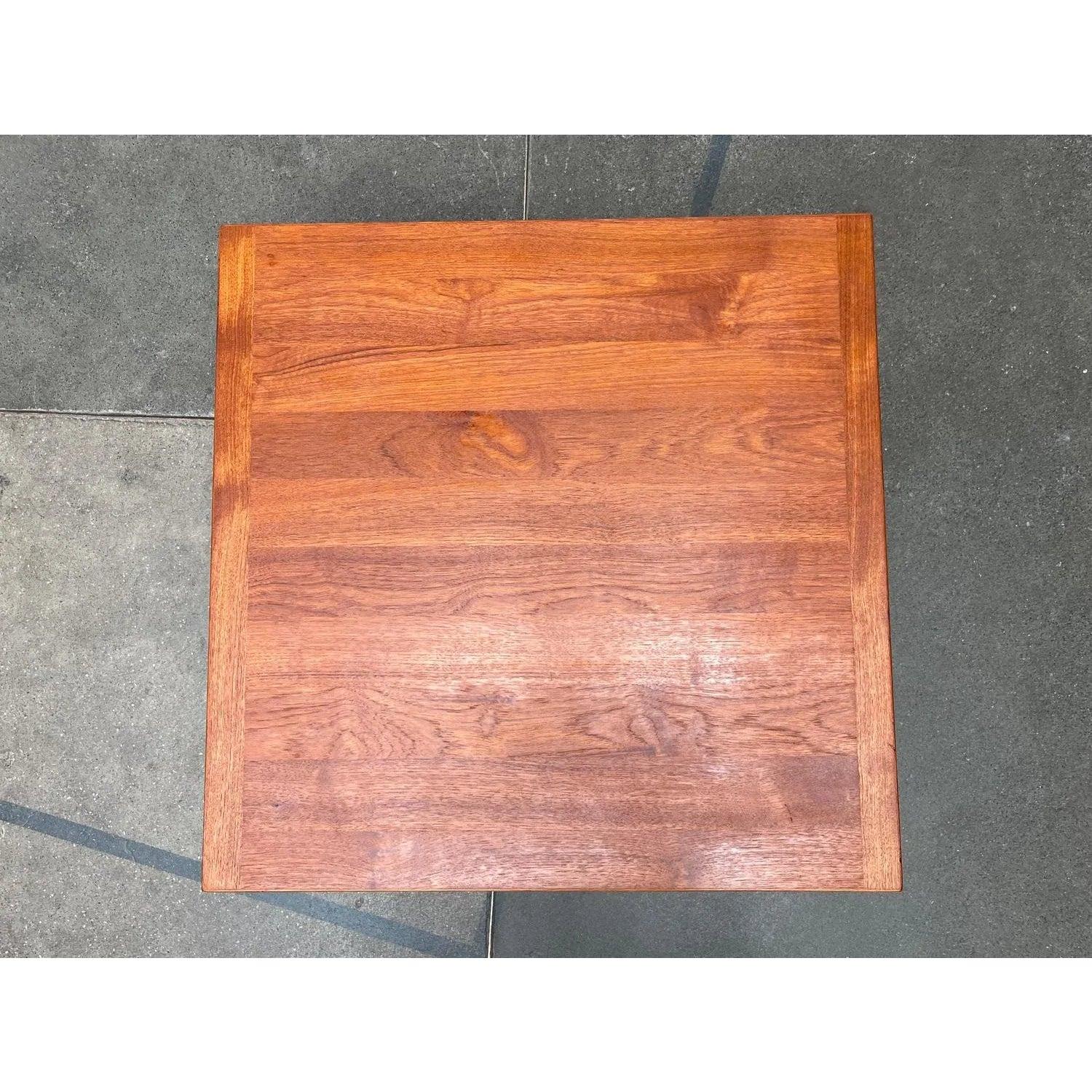 Mid-Century Danish Teak Couch Coffee Table from Vejle Möbelfabrik, 1960s For Sale 1