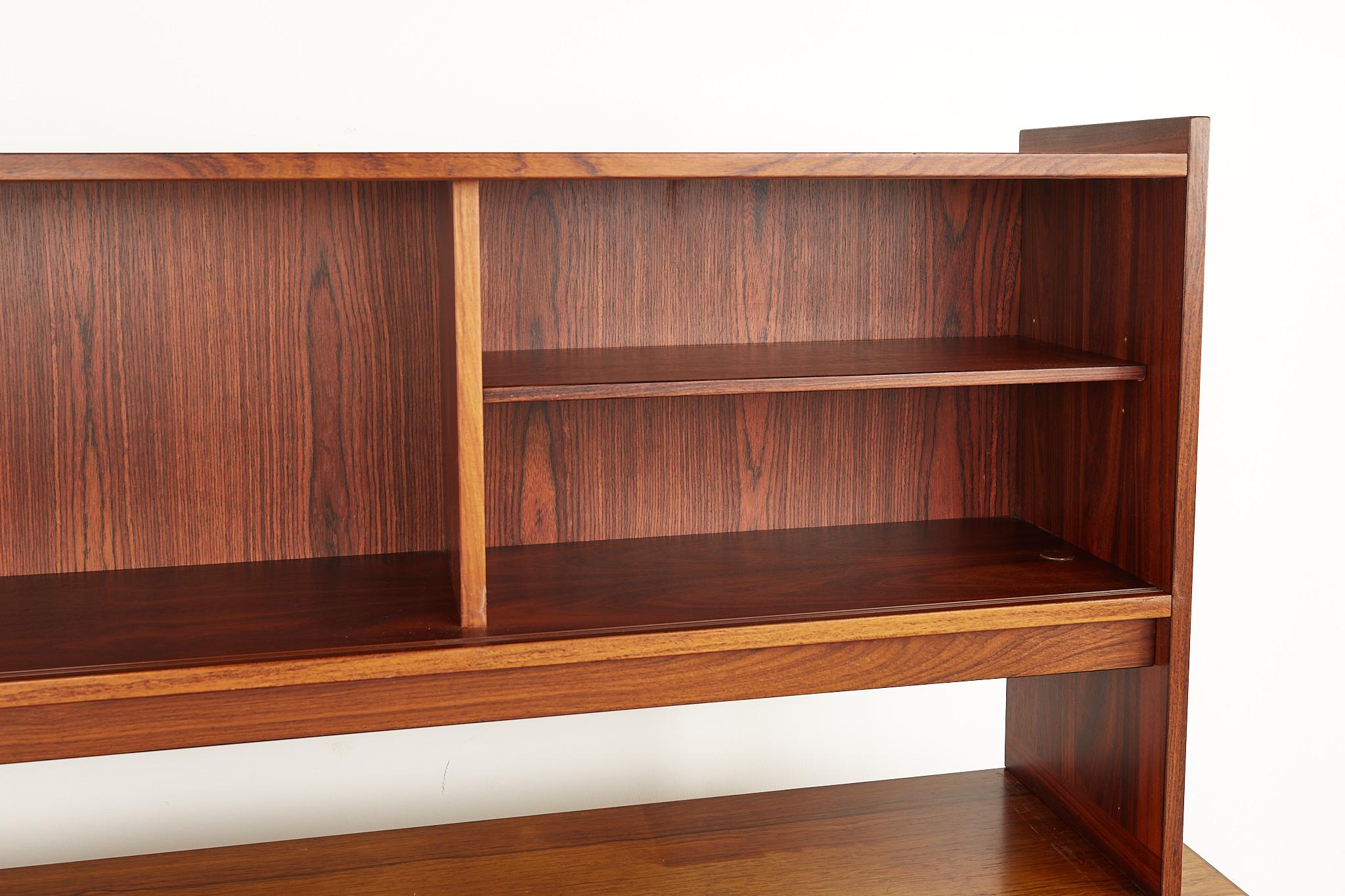 Mid Century Danish Teak Credenza and Hutch 4