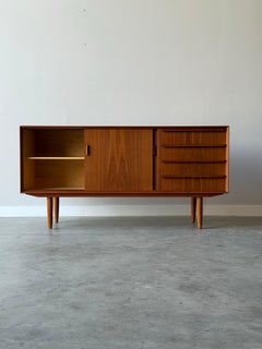 Mid-Century Danish Teak Credenza by Falster