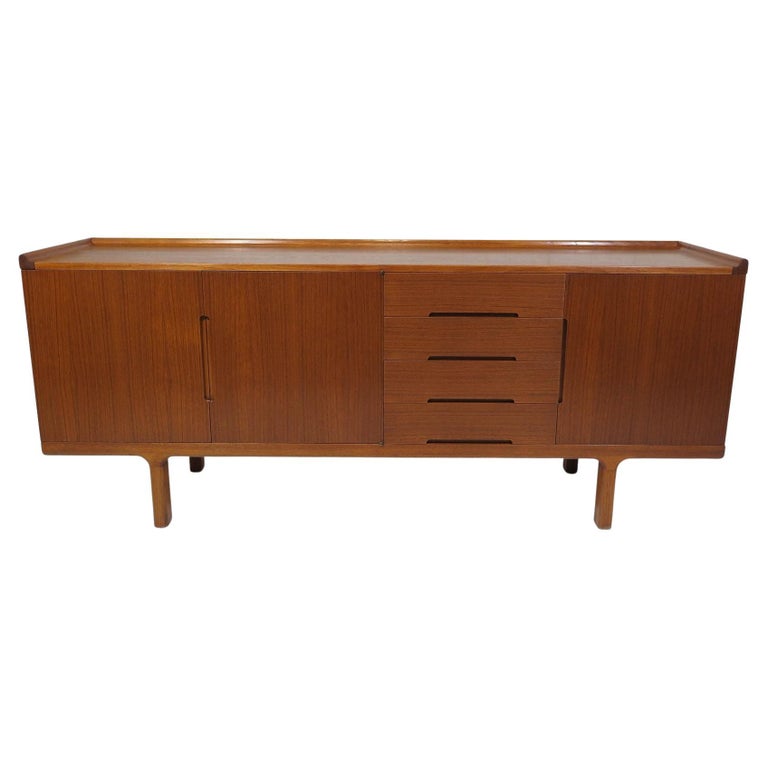 MidCentury Danish Teak Credenza For Sale at 1stDibs