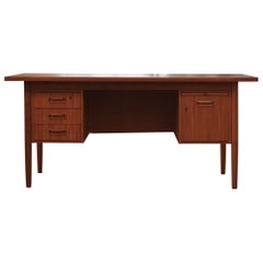 Mid-Century Danish Teak Desk, 1960s