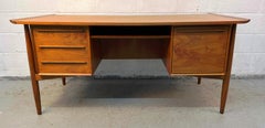 Mid-Century Danish Teak Desk by Arne Vodder for H.P. Hansen