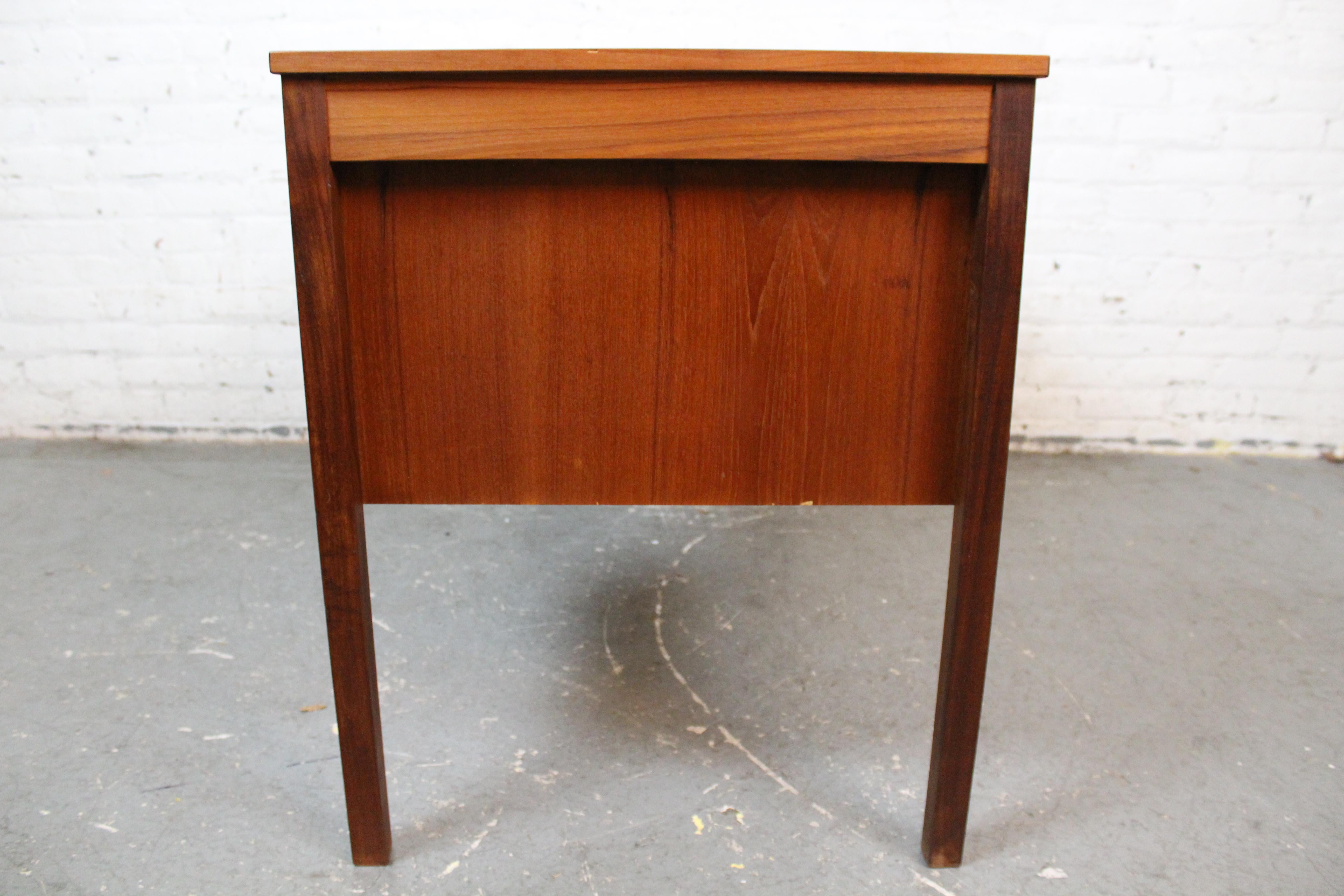 Mid-Century Danish Teak Desk by Domino Mobler 4